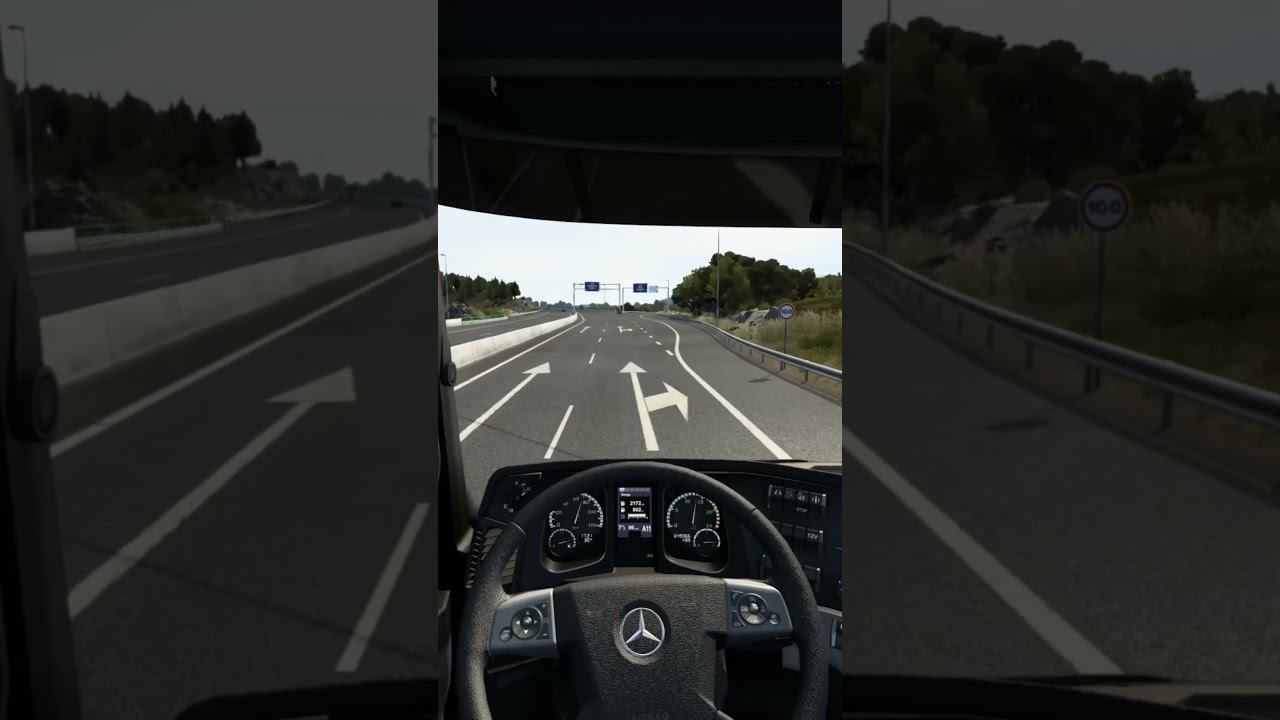 ETS 2 Euro truck simulator 2 Logitech g29 #shorts смотреть онлайн