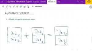 ЕГЭ профильная математика. Задание 10. Общий алгоритм решения задач на смеси.