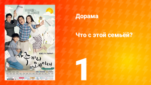 Что с этой семьёй? 1 сезон 1 серия