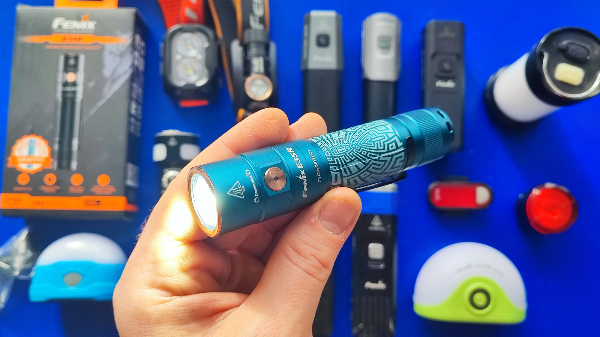 Limited Edition! ЖЖЕТ Прожигающий фонарь Fenix E35R #unboxing #test #edc #flashlight #fishing #fenix смотреть онлайн