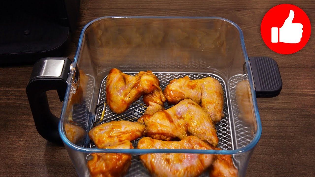 Хоть На Сковороде, Хоть В Аэрогриле - Самые Вкусные Куриные крылышки в соусе на ужин смотреть онлайн