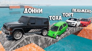 НОВЫЙ СНЕЖНЫЙ СКИЛЛ ТЕСТ В BEAM NG DRIVE! ПОЛОСА ПРЕПЯТСТВИЙ В BEAM NG DRIVE!