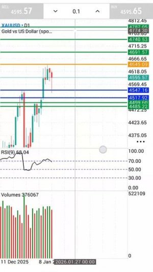 Золото Форекс на 19.01.2026