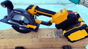 Обзор разборка и тестирование аккумуляторной ручной циркулярной пилы SHIDOKU