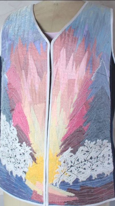 Жилет в технике пэчворк пицца смотреть онлайн