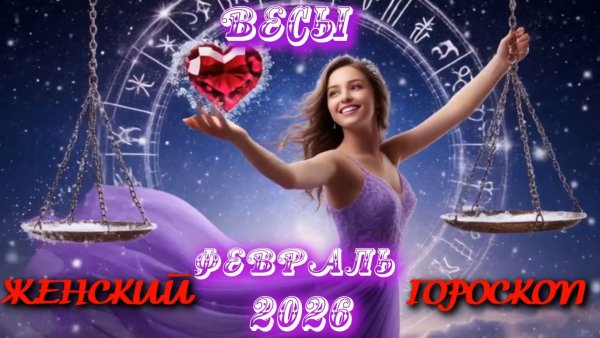 Весы. Женский гороскоп. Февраль.  2026.