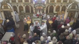 Запись трансляции 18 января 8:40. Часы. Литургия