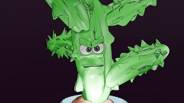 Кактус 3D Анимация-2