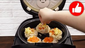 Ленивый Ужин! Просто, Быстро и Очень Вкусно! Котлеты на пару с гарниром в мультиварке