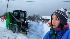 ЖЕНА В ШОКЕ ЧТО Я СДЕЛАЛ НОВЫМ ПОГРУЗЧИКОМ С НАШИМ УЧАСТКОМ. Жизнь в деревне