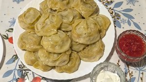 Вкусные манты. Утренняя прогулка.Зима.