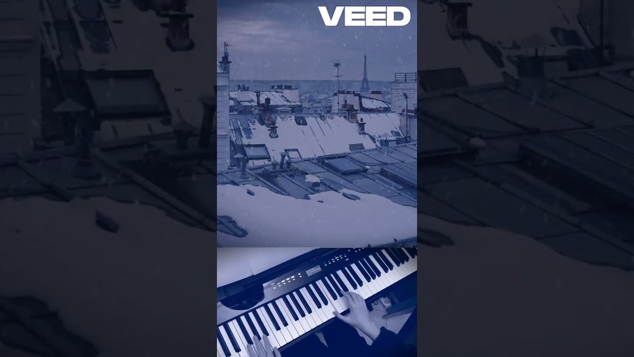 Sous le ciel de Paris - Hubert Giraud #paris #piano #neige #france #chansonfrancaise