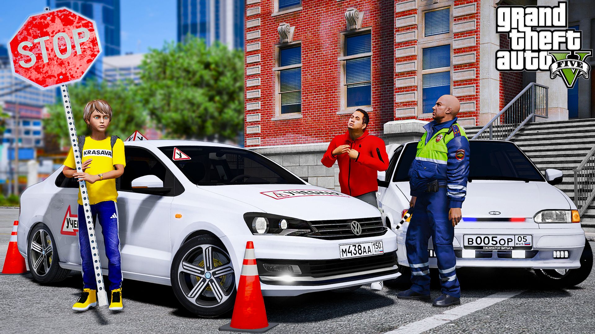 ОПЕРСКАЯ ЕЗДА В GTA 5 - ВИТЯ ОПЕР ПОШЕЛ В АВТОШКОЛУ! СУЕТА НА ВАЗ 2114 БЕЗ ПРАВ! 🌊ВОТЕР смотреть онлайн