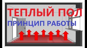 Теплый пол принцип работы Пирог водяного тёплого пола Утепление пола все по уму
