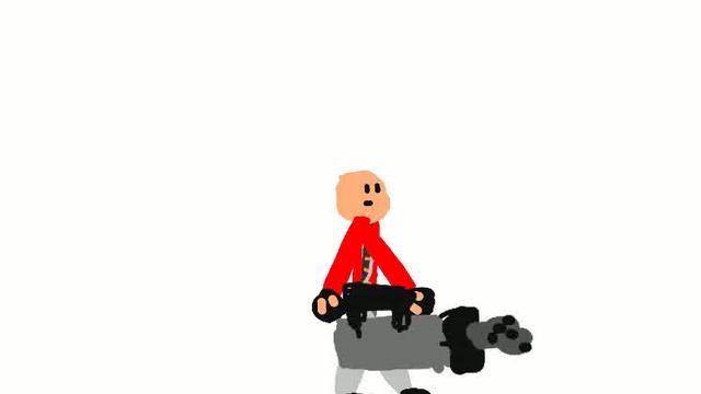 Пулемётчик Tf2 и Саша (рисуем мультфильмы 2)