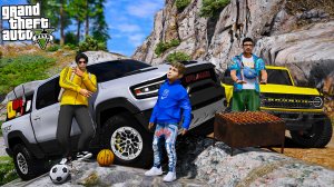 ОТЕЦ И СЫН В GTA 5 - ПРОВЕРКА DODGE RAM И FORD BRONCO НА ПРОХОДИМОСТЬ С СЫНОВЬЯМИ! 🌊ВОТЕР