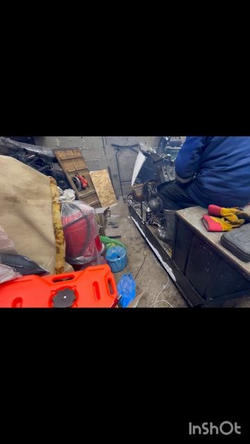 Бурка снова в строю 💥 #shorts #снегоход # зима холода #гаражные будни