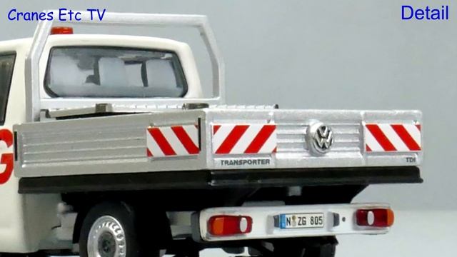 NZG Volkswagen T5 'Strabag, Bögl And White' By Cranes Etc TV