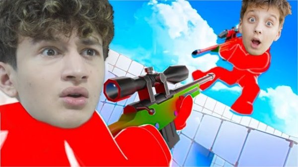 Райвалс Артур и Давид против всех Roblox Rivals