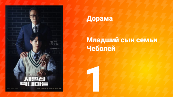 Младший сын семьи Чеболя 1 сезон 1 серия