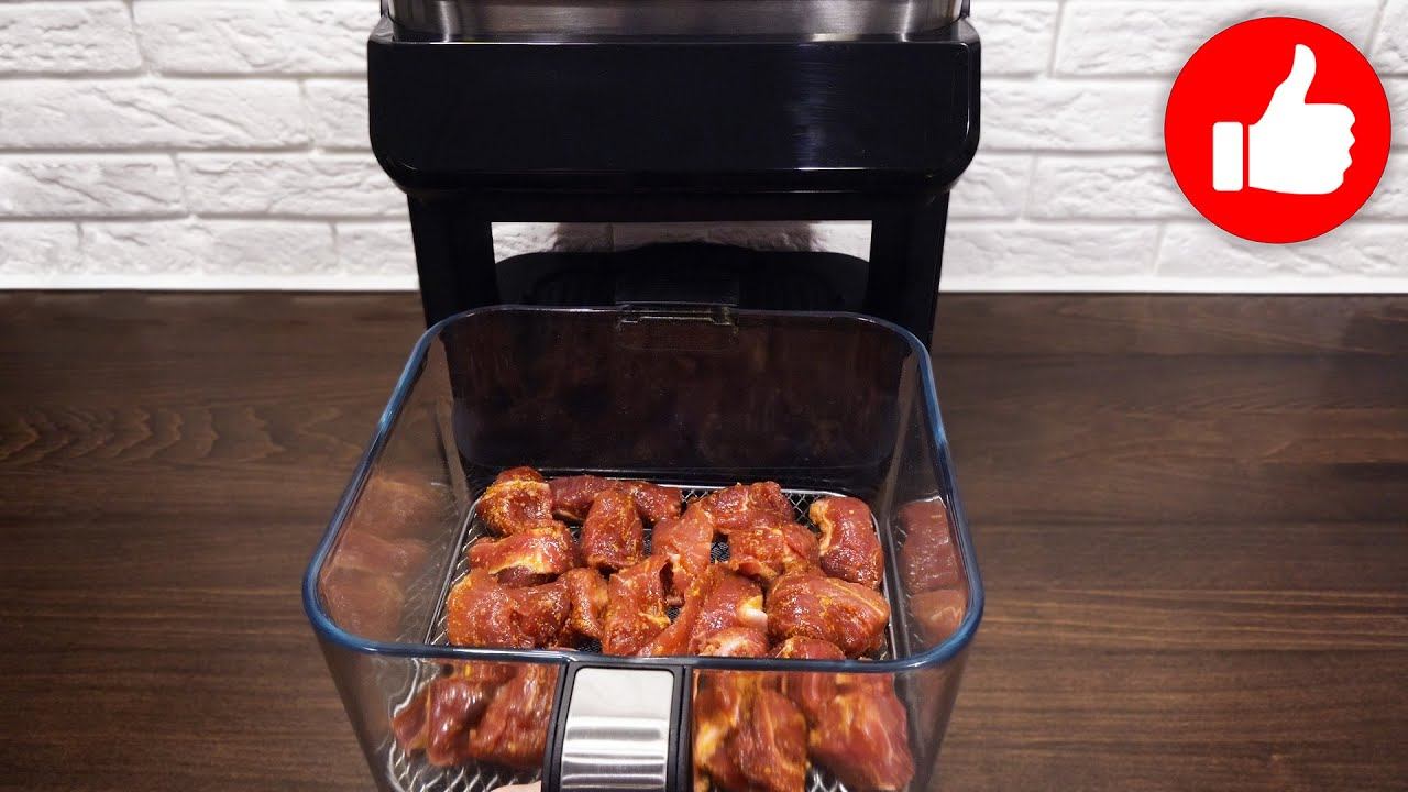 Свинина в аэрогриле! Идеальное горячее блюдо на ужин и праздничный стол в Аэрогриле Red G500 смотреть онлайн