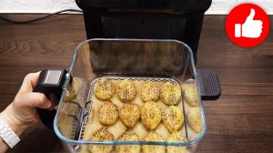 Сколько печенье не готовила, это не приедается! Песочное Печенье из простых продуктов в аэрогриле