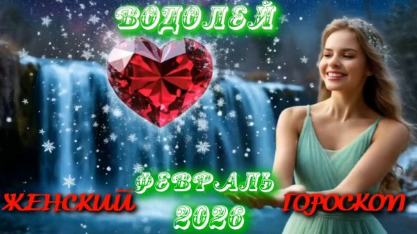 Водолей. Женский гороскоп. Февраль. 2026.