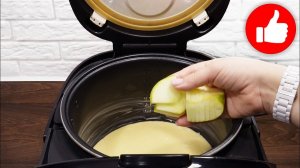 Роскошный Яблочный пирог - шарлотка! Даже миксер НЕ нужен! Выпечка в мультиварке.