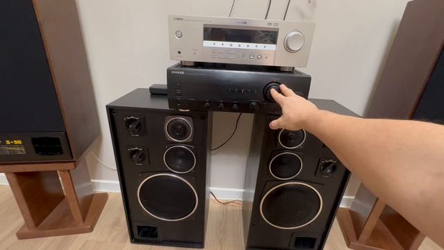 Акустическая система S-90 and KENWOOD KAF-3010R смотреть онлайн