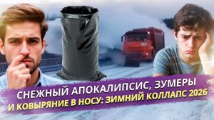 ❄️ ЗИМА 2026: Снежный апокалипсис, ЛАЙФХАКИ и опасный нос! ЧТО ПРОИСХОДИТ В РОССИИ? ❄️