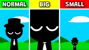 маленькие против обычные против больше спрунки