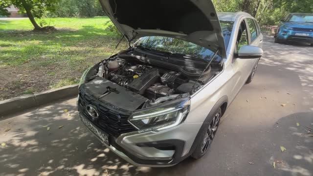 Лада Веста нг sv cross,CVT, после замены масла в коробке на 33000 км. смотреть онлайн