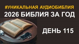 День 115.  Библия за год.  Библейский ультрамарафон портала «Иисус» 2026
