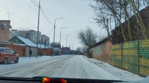 ЗИМНИЙ ЕЙСК.ЦЕНТРАЛЬНЫЙ ПЛЯЖ.ЕЙСКАЯ КОСА.