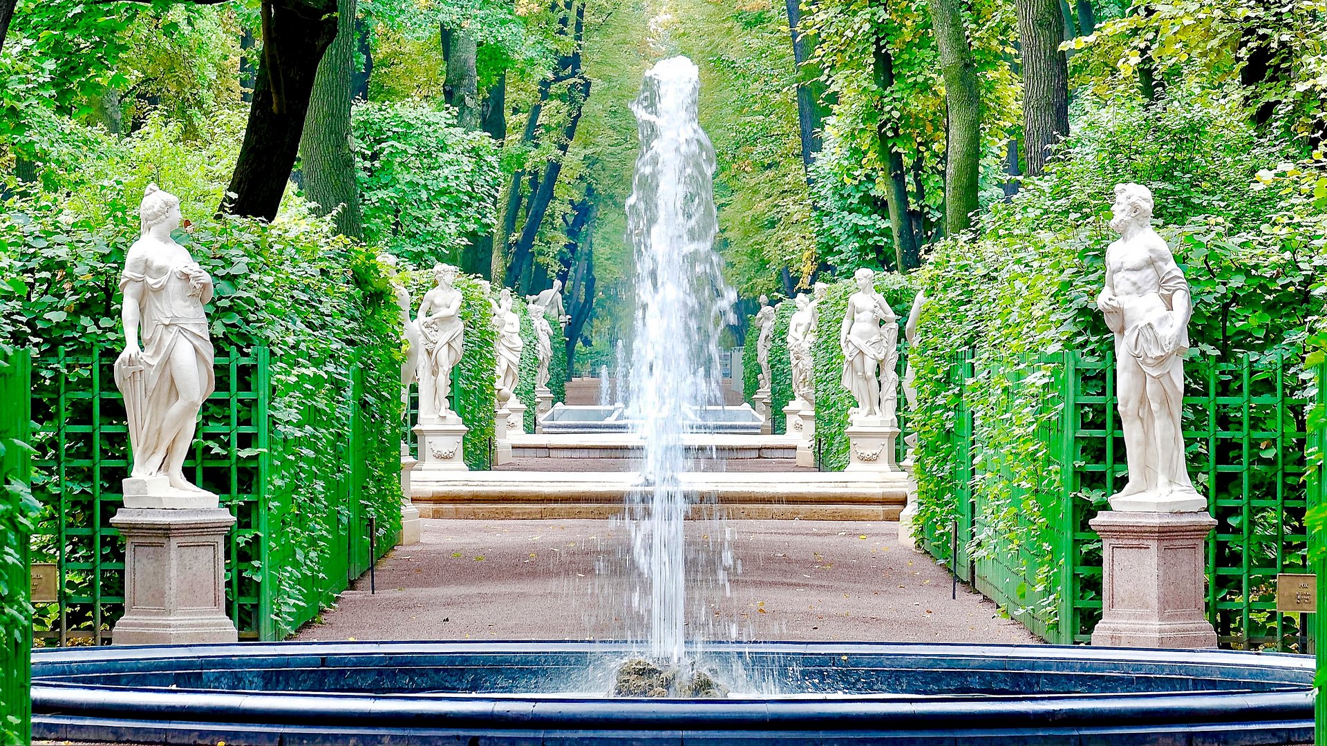 Санкт-Петербург Летний сад смотреть онлайн