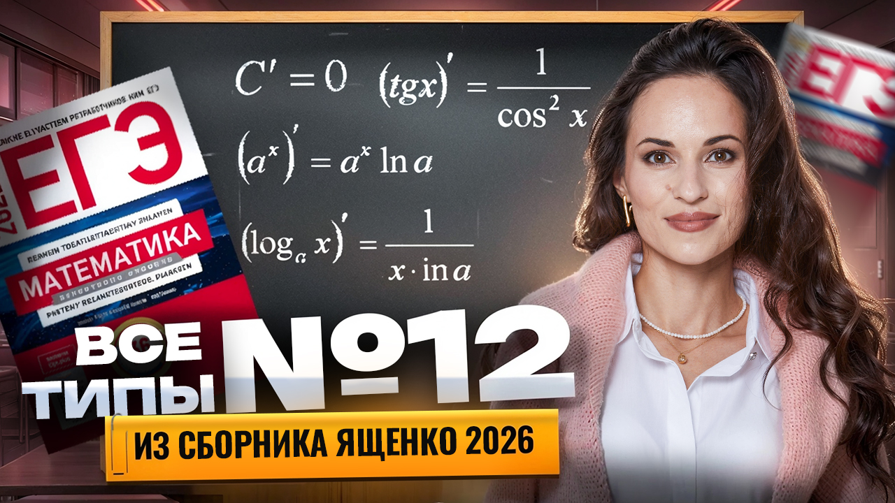 ВСЕ ТИПЫ 12 задач ЕГЭ по профилю: Ященко 2026 | Умскул смотреть онлайн