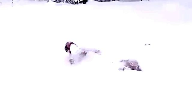 Николай закаляется после бани