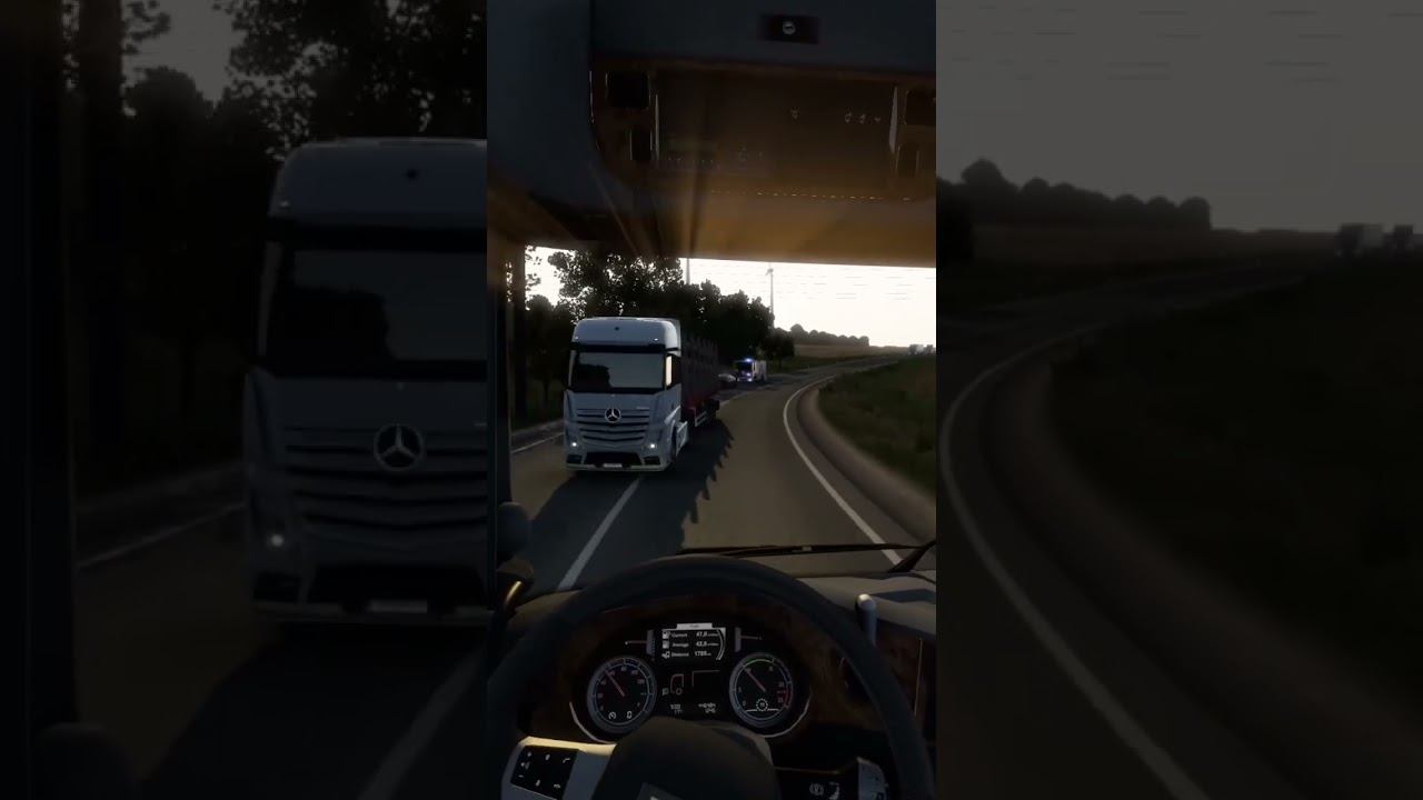 ETS2 Euro truck simulator Logitech g29 #shorts смотреть онлайн