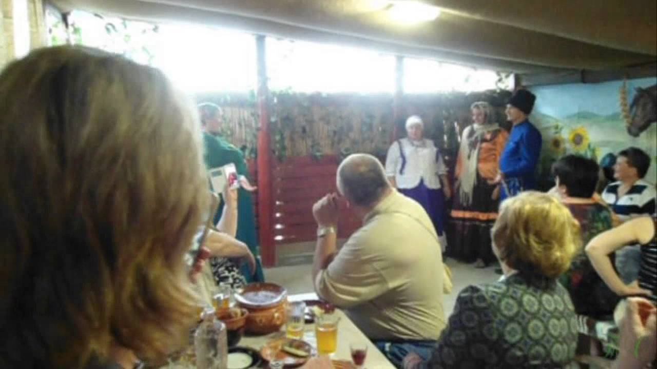 КИСЛОВОДСК. Казачье подворье СТАНИЦА БОРГУСТАНСКАЯ - сватовство смотреть онлайн