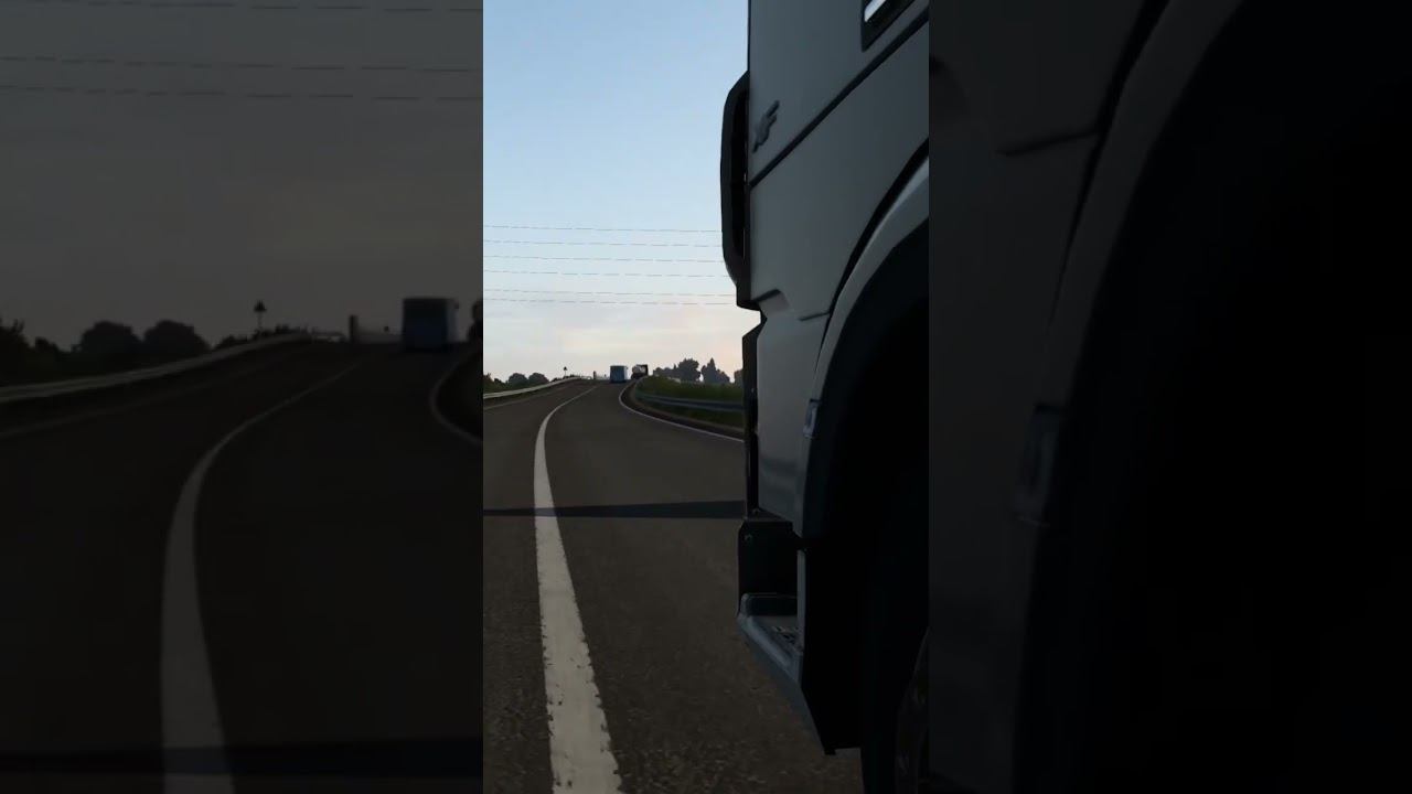 ETS2 Euro truck simulator game Logitech g29 #shorts смотреть онлайн