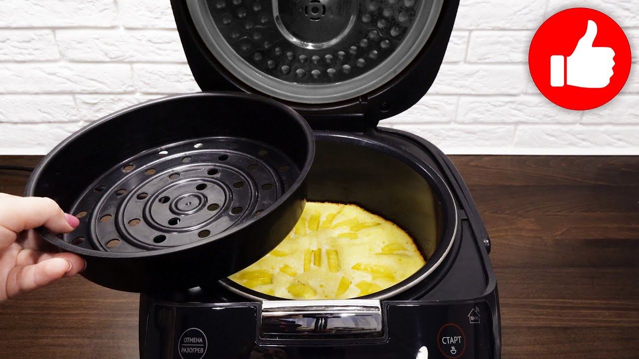 За 5 Минут Пирог с Творогом и Яблоками в мультиварке! Тает во Рту! Быстро, Просто и Очень Вкусно! смотреть онлайн