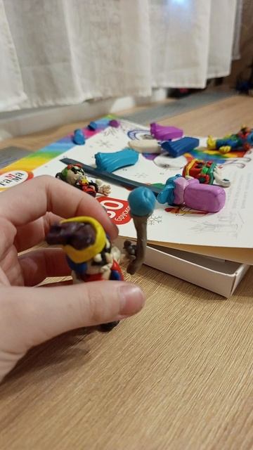 пластилин фигурка Зигги