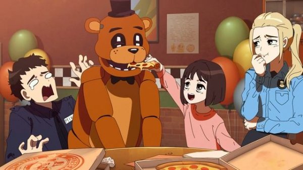 Реклама Freddy Fazbear's в Японии (Пять Ночей с Фредди)