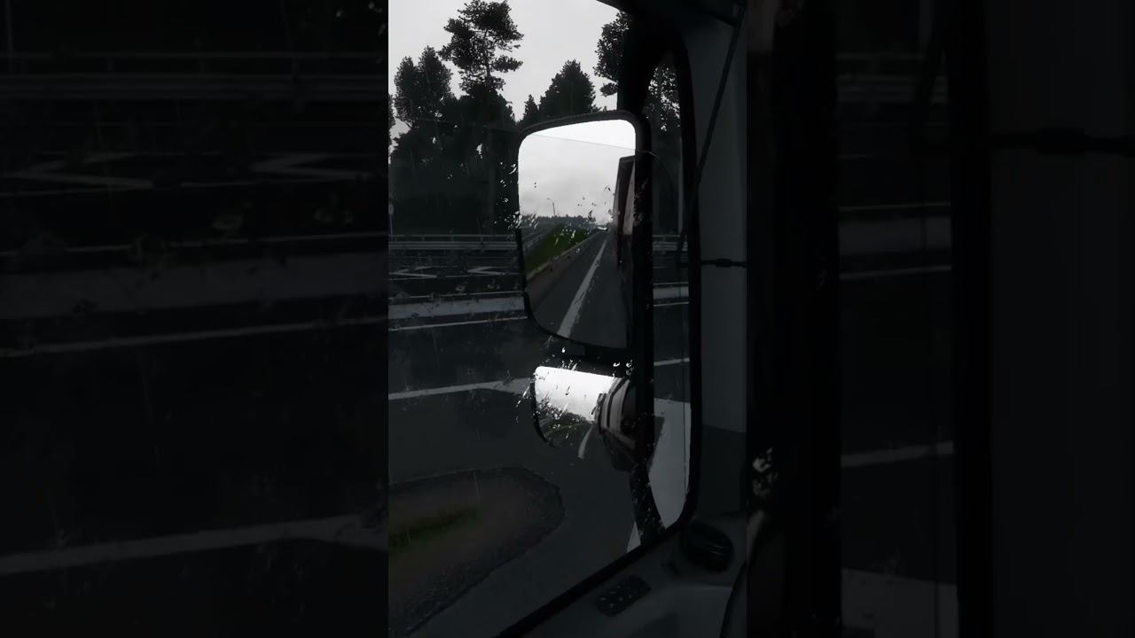 ETS2 Euro Truck Simulator 2 Accident On The Road Logitech G29 Shorts #shorts