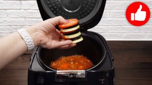 Это блюдо будете готовить каждый день! Овощи в мультиварке! Рататуй бесподобно вкусно, что слов нет!
