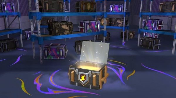 Открытие кибер контейнеров в Tanks Blitz