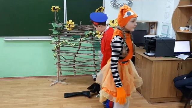 Театральная студия «Вдохновение» МБОУ Троицкая СОШ Неклиновский район сказка "КАЗАК И ЛИСА"