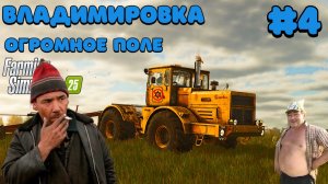 Большая Владимировка утром я ещё не думал что придётся так много работать FS25