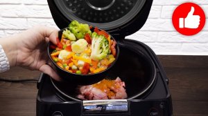 Просто сложите все в мультиварку! Нереально вкусный ужин - рис с курицей и замороженными овощами
