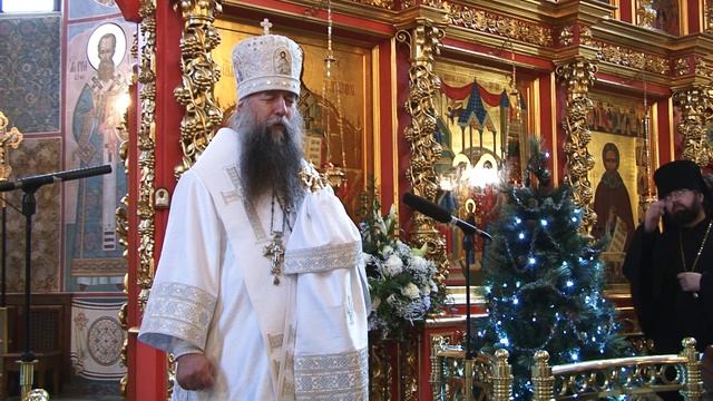 Слово епископа Егорьевского Мефодия. Храмовый комплекс прп. Сергия Радонежского на Рязанке. смотреть онлайн